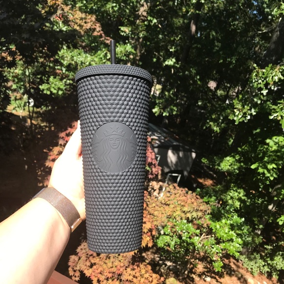 Starbucks Matte Black Studded Tumbler Cup New - Picture 2 of 7